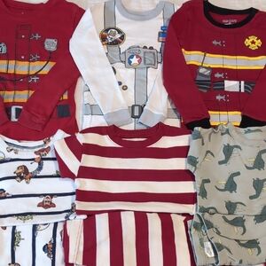 Bundle Of Kids' PJ Sets (6 Pairs)